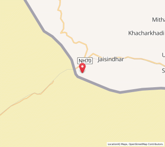 Map of Akli, Rajasthan