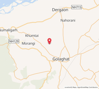 Map of Akogaon, Assam
