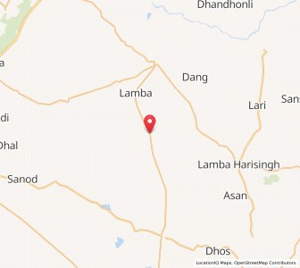 Map of Akoriya, Rajasthan