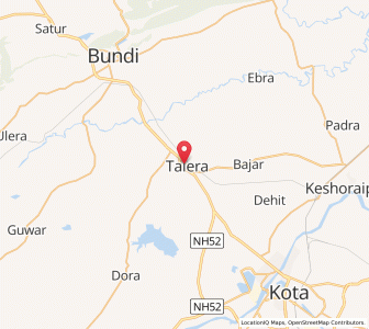 Map of Aktasa, Rajasthan