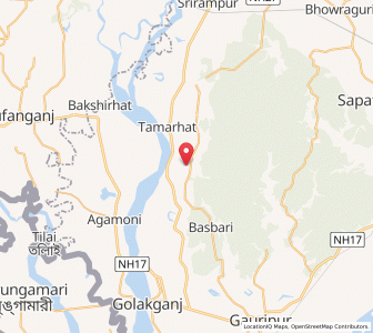 Map of Alakjhari, Assam