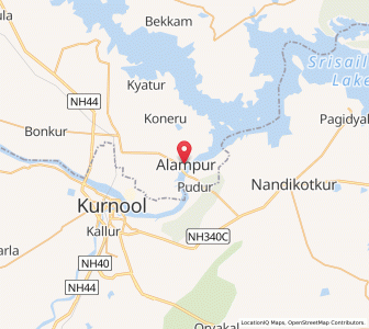 Map of Alampur, Madhya Pradesh