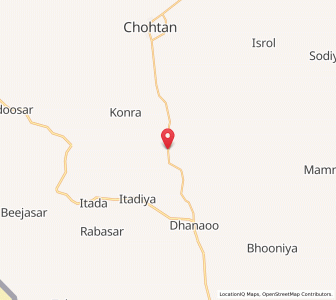 Map of Alamsar, Rajasthan