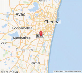 Map of Alandur, Tamil Nadu