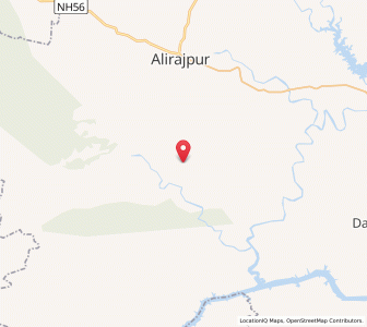 Map of Ali, Madhya Pradesh