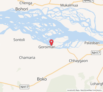 Map of Alikakh, Assam