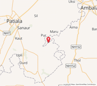 Map of Alipur Sikhan, Punjab
