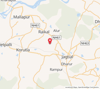 Map of Alipuri, Andhra Pradesh