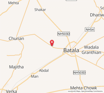 Map of Aliwal, Punjab