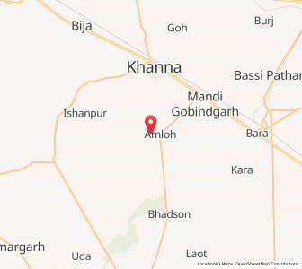Map of Allahdadpura, Punjab