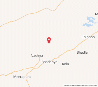 Map of Allahyarwala Khu, Rajasthan