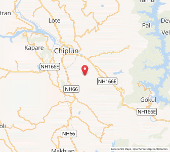 Map of Alora, Maharashtra