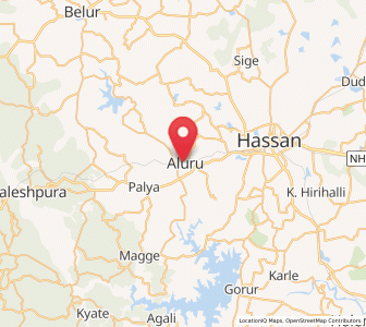 Map of Alur, Maharashtra