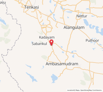 Map of Alwarkurichchi, Tamil Nadu
