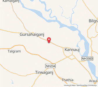 Map of Am Purwa, Uttar Pradesh