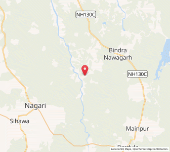 Map of Amagaon, Chhattisgarh