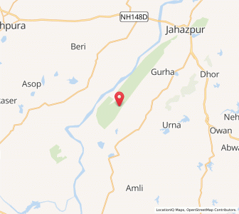 Map of Amalda, Rajasthan
