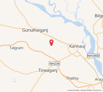 Map of Aman Purwa, Uttar Pradesh