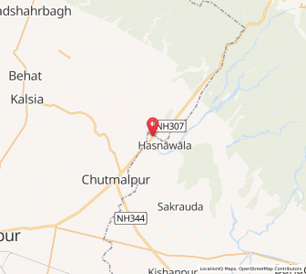 Map of Amanatgarh, Uttar Pradesh