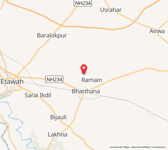 Map of Amar ka Nagla, Uttar Pradesh