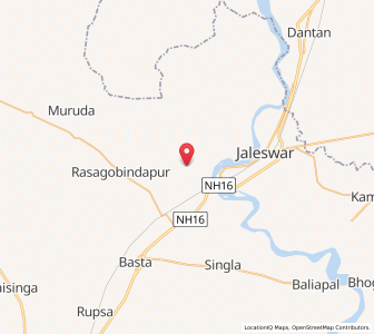 Map of Amarda, Odisha