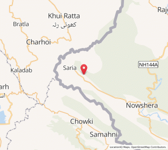 Map of Amarli Gala, Kashmir