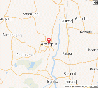 Map of Amarpur, Bihar