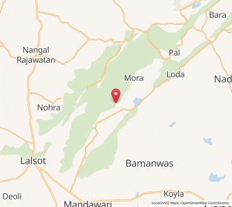 Map of Amarwa, Rajasthan
