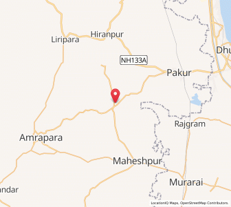 Map of Ambadiha, Bihar