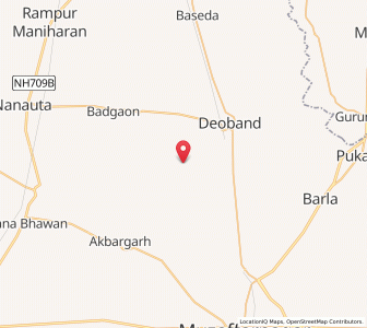 Map of Ambahta Sheikha, Uttar Pradesh