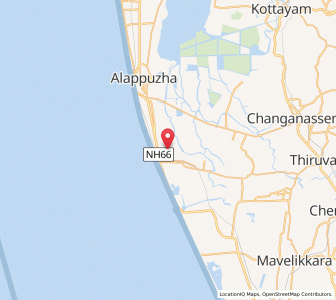 Map of Ambalapulai, Kerala