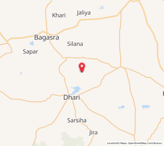 Map of Ambaldi, Gujarat