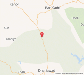 Map of Ambapani, Rajasthan