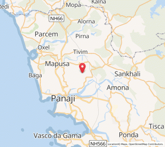 Map of Ambarim, Goa
