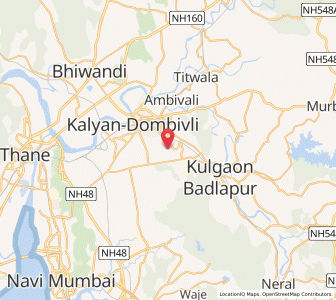 Map of Ambarnath, Maharashtra