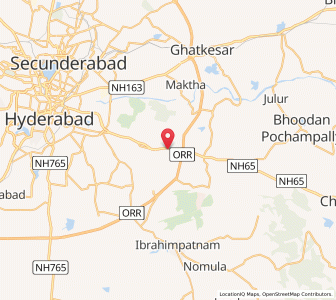 Map of Ambarpet Kalan, Andhra Pradesh