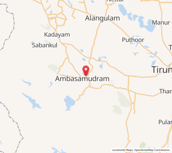 Map of Ambasamudram, Tamil Nadu