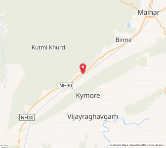 Map of Amdara, Madhya Pradesh
