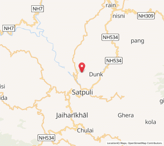 Map of Ameli, Uttarakhand