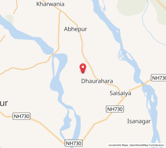 Map of Amethi, Uttar Pradesh