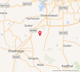 Map of Amirpet, Andhra Pradesh