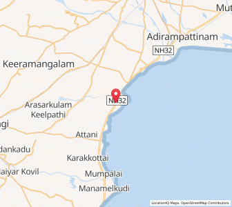 Map of Ammani Chattram, Tamil Nadu