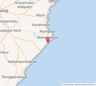 Map of Ammapattinam, Tamil Nadu