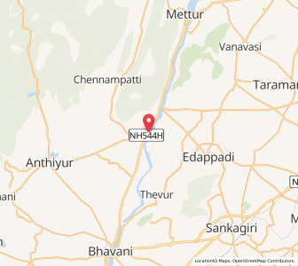 Map of Ammāpettai, Tamil Nadu
