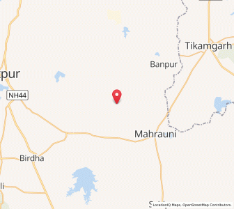Map of Amora, Uttar Pradesh