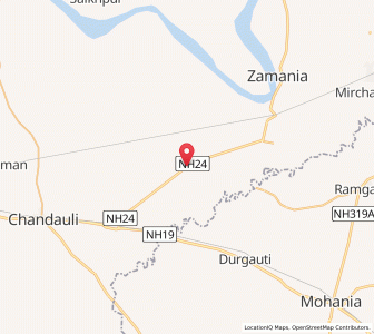 Map of Amra, Uttar Pradesh
