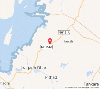 Map of Amran, Gujarat