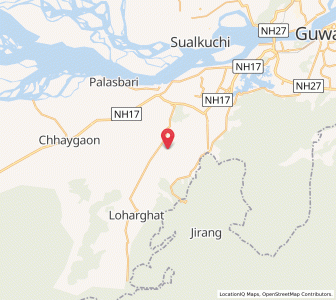 Map of Amranga, Assam