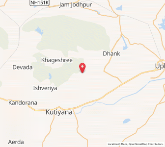 Map of Amrapur, Gujarat