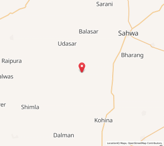 Map of Amrasar, Rajasthan